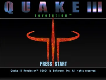 Quake III - Revolution (Japan) screen shot title